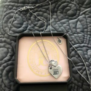 Juicy Couture adjustable length heart pendant with box in excellent condition